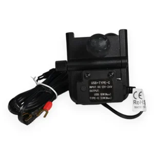 Soporte Porta Celular Ruder H C/toma Cargador Usb 3.0 Moto